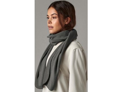 Šál z recyklovaného fleecu (Farba Čierna)