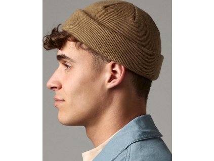 Recyklovaná čiapka Mini Fisherman (Farba Biscuit)