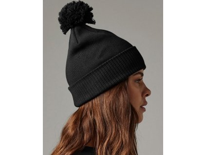 Čiapka Organic Cotton Snowstar® Beanie (Farba Čierna)