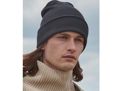 Recyklovaná čiapka Original Cuffed Beanie (Farba Čierna)