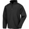 Pánska bunda Recycled Printable Softshell Jacket (Farba Čierna, Veľkosť S)