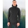 Bunda s kapucňou Recycled Microfleece (Farba Čierna, Veľkosť XS)