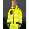 Mikina s kapucňou Recycled Robust Zipped Safety (Veľkosť S, Farba Oranžová neónová)
