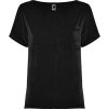Dámske zamatové tričko MAYA (Veľkosť S, Farba BLACK)