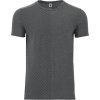 Pánske tričko s krátkym rukávom BAKU (Veľkosť S, Farba Ebenová melírová)
