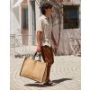 Natural Starched Jute Market Shopper (Farba Natural)