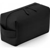 Matné PU púzdro pre toaletné potreby (Farba Čierna)