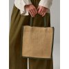 Taška Midi z prírodnej našskrobenej juty (Farba Natural)
