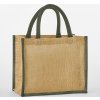 Taška Midi z prírodnej našskrobenej juty (Farba Natural)