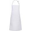 Oversize zástěra s přezkou a kapsičkou (Farba Biela)