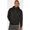 Mikina s kapucňou a 1/4 zipsom (Farba Čierna, Veľkosť XS)