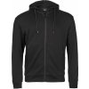 Mikina s kapucňou a zipsom Ribbed Interlock (Farba Čierna, Veľkosť S)