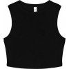 Dámske tielko Micro Rib Muscle Crop Tank (Veľkosť XS, Farba Solid White Blend)