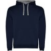 Pánska a detská mikina URBAN, 12 farieb (Veľkosť 3/4 roky, Farba WHITE/NAVY BLUE)