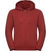 Pánska mikina Authentic Melange Zipped Hood Sweat (Veľkosť XS, Farba Tmavo sivá melírová)
