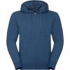 Pánska mikina Authentic Melange Zipped Hood Sweat (Veľkosť XS, Farba Tmavo sivá melírová)