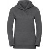 Dámska mikina Authentic Melange Hooded Sweat (Veľkosť XS, Farba Tmavo sivá melírová)