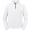 Pánska mikina z 1/4 zipsom Authentic (Farba Biela, Veľkosť XS)