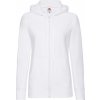 Dámska mikina s kapucňou Lightweight (Farba Biela, Veľkosť XS)