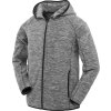 Pánska mikina Microfleece Hoodi (Veľkosť S, Farba Marl Grey/Black)