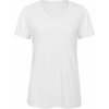 Tričko Triblend s V-výstrihom - V Triblend/women (Farba Biela, Veľkosť XS)