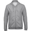 Unisex mikina s kapucňou a zipsom ID.205 50/50 (Farba Čierna, Veľkosť XS)