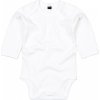 Body s dlhými rukávmi pre bábätká (Farba Biela, Veľkosť 0/3 mesiace)