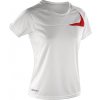 Dámske tričko Dash Training (Veľkosť XS, Farba Biela/Červená)