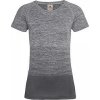 Seamless Raglan Flow Women (Veľkosť S, Farba Dark Grey Transition)