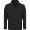 Fleece Half-Zip (Veľkosť S, Farba Čierna)