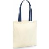 Organická nákupná taška EarthAware™ (Farba Natural/French Navy)