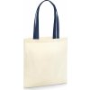 Organická nákupná taška EarthAware™ (Farba Natural/French Navy)