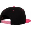 Dvojfarebná klasická šiltovka Snapback (Farba Natural/Čierna)
