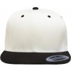 Dvojfarebná klasická šiltovka Snapback (Farba Natural/Čierna)