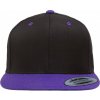 Dvojfarebná klasická šiltovka Snapback (Farba Natural/Čierna)
