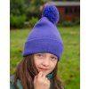 Detská čiapka Junior Pom Pom Beanie (Farba Čierna)