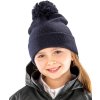 Detská čiapka Junior Pom Pom Beanie (Farba Čierna)