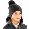 Detská čiapka Junior Pom Pom Beanie (Farba Čierna)