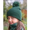 Detská čiapka Junior Pom Pom Beanie (Farba Čierna)