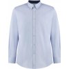 Košeľa Contrast Premium Oxford Button Down LS (Veľkosť S, Farba Biela/Tmavo modrá)