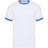 Tričko Ringer (Veľkosť S, Farba Biela/Tmavo modrá)