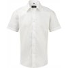 Pánska košeľa Oxford s kratkými rukávmi (Farba Biela, Veľkosť S)