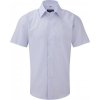 Pánska košeľa Oxford s kratkými rukávmi (Farba Biela, Veľkosť S)