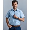 Pánska košeľa Oxford s kratkými rukávmi (Farba Biela, Veľkosť S)