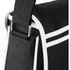 Taška Retro Messenger (Farba Čierna/Biela)