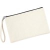 Kozmetická taštička Canvas Wristlet Pouch (Farba Natural/Čierna)