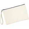 Kozmetická taštička Canvas Wristlet Pouch (Farba Natural/Čierna)