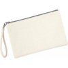 Kozmetická taštička Canvas Wristlet Pouch (Farba Natural/Čierna)