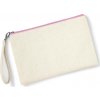 Kozmetická taštička Canvas Wristlet Pouch (Farba Natural/Čierna)