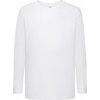 Detské tričko Valueweight s dlhými rukávmi (Farba Biela, Veľkosť 104 cm)